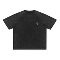 Unisex Mineral Wash Raw Edge T-Shirt