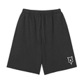 Snow Washed Raw Hem Shorts